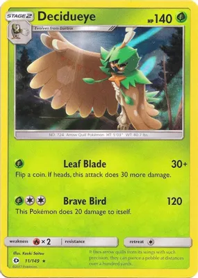 Decidueye - 11/149 (Water Web Holo) from Miscellaneous Cards & Products