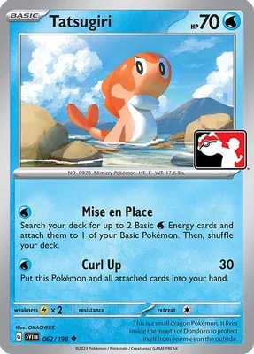 Tatsugiri - 062/198 from Prize Pack Series Cards
