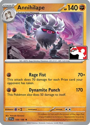 Annihilape - 109/198 from Prize Pack Series Cards