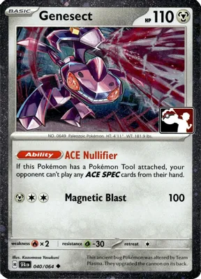 Genesect - 040/064 (Cosmos Holo) from Prize Pack Series Cards