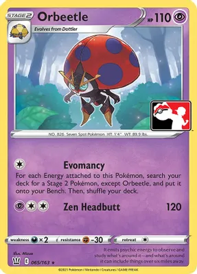 Orbeetle - 065/163 from Prize Pack Series Cards
