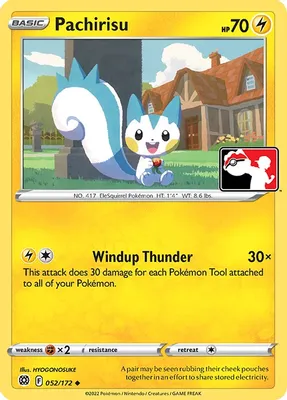 Pachirisu - 052/172 from Prize Pack Series Cards