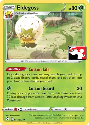 Eldegoss - 016/203 from Prize Pack Series Cards