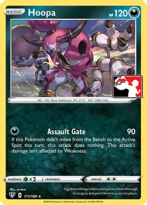 Hoopa - 111/189 from Prize Pack Series Cards