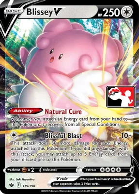 Blissey V - 119/198 from Prize Pack Series Cards