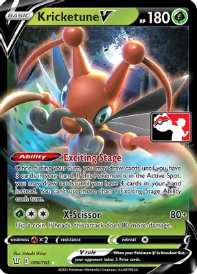 Kricketune V - 006/163 from Prize Pack Series Cards