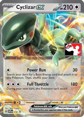 Cyclizar ex - 018 from Prize Pack Series Cards