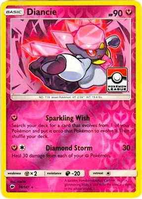 Diancie - 94/147 (Pokemon League) from League & Championship Cards