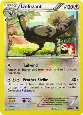 Unfezant - 82/98 (League Promo) from League & Championship Cards