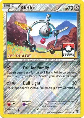Klefki - 66/119 (Pokemon League) [3rd Place] from League & Championship Cards