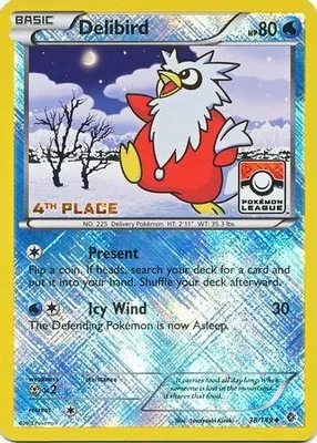 Delibird - 38/149 (Pokemon League) [4th Place] from League & Championship Cards