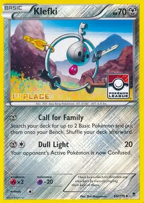 Klefki - 66/119 (Pokemon League) [1st Place] from League & Championship Cards