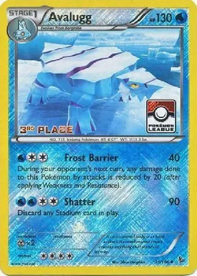 Avalugg - 31/106 (Pokemon League) [3rd Place] from League & Championship Cards