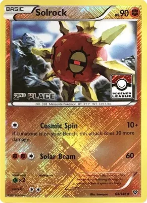 Solrock - 64/146 (Pokemon League) [2nd Place] from League & Championship Cards