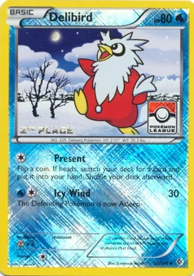 Delibird - 38/149 (Pokemon League) [2nd Place] from League & Championship Cards