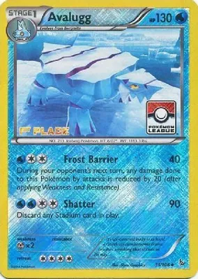 Avalugg - 31/106 (Pokemon League) [1st Place] from League & Championship Cards