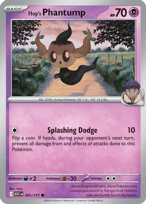 Hop's Phantump from ME: Ascended Heroes