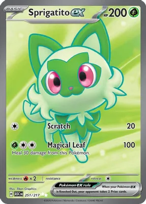 Sprigatito ex from ME: Ascended Heroes