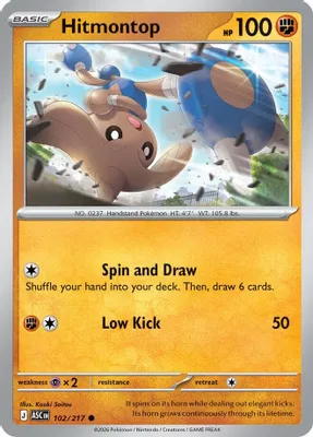 Hitmontop - 102/217 from ME: Ascended Heroes