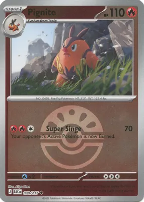 Pignite (Friend Ball) from ME: Ascended Heroes