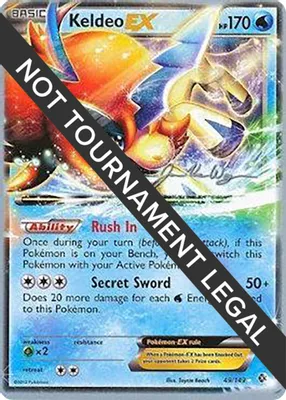 Keldeo EX - 2015 (Jacob Van Wagner) from World Championship Decks