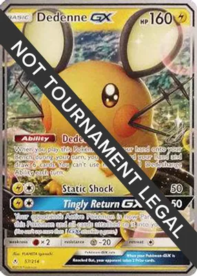 Dedenne GX - 2019 (Henry Brand) from World Championship Decks