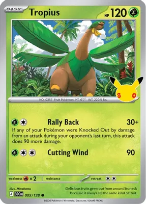 Tropius from ME: 30th Celebration