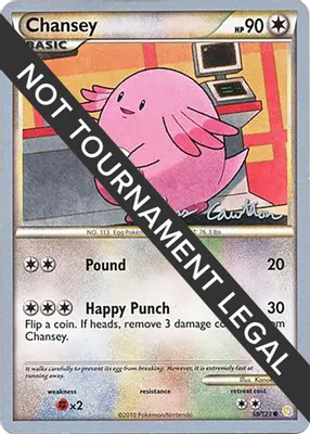 Chansey - 2011 (Ross Cawthon) from World Championship Decks