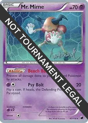 Mr. Mime - 2014 (Andrew Estrada) from World Championship Decks