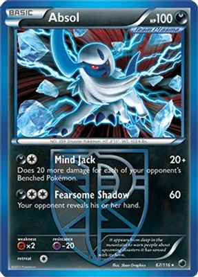 Absol - 67/116 (Moltres Legendary Battle Deck) from Deck Exclusives