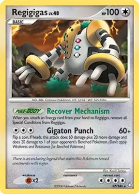 Regigigas - 37/146 (DP Legends Awakened) from Deck Exclusives