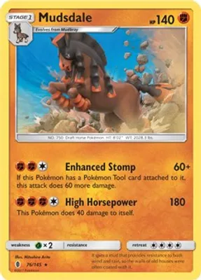Mudsdale - 76/145 (Prerelease Kit Exclusive) from Deck Exclusives
