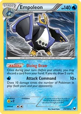 Empoleon - 29/108 (Battle Arena Deck Exclusive) from Deck Exclusives