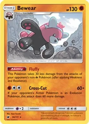 Bewear - 56/111 (Prerelease Kit Exclusive) from Deck Exclusives