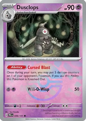 Dusclops (Poke Ball Pattern) from SV: Prismatic Evolutions