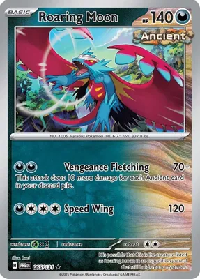 Roaring Moon from SV: Prismatic Evolutions