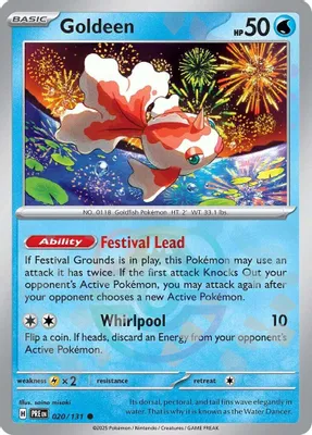Goldeen (Master Ball Pattern) from SV: Prismatic Evolutions