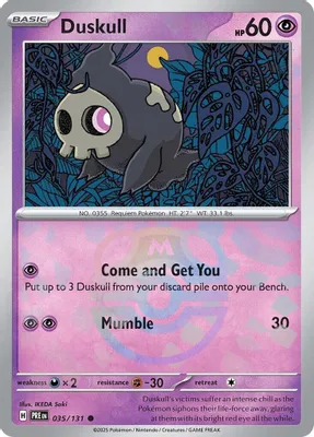 Duskull (Master Ball Pattern) from SV: Prismatic Evolutions