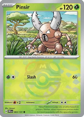 Pinsir (Master Ball Pattern) from SV: Prismatic Evolutions