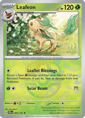 Leafeon (Master Ball Pattern) from SV: Prismatic Evolutions
