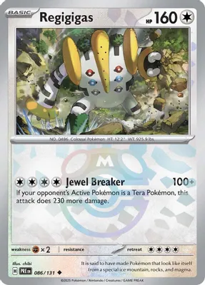 Regigigas (Master Ball Pattern) from SV: Prismatic Evolutions