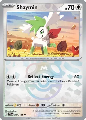 Shaymin (Master Ball Pattern) from SV: Prismatic Evolutions