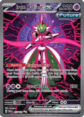 Iron Valiant ex from SV: Prismatic Evolutions