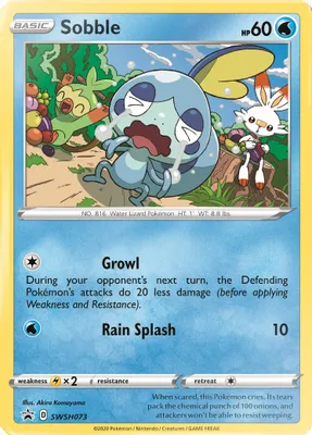 Sobble - SWSH073 from SWSH: Sword & Shield Promo Cards