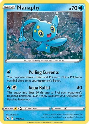 Manaphy - SWSH275 from SWSH: Sword & Shield Promo Cards