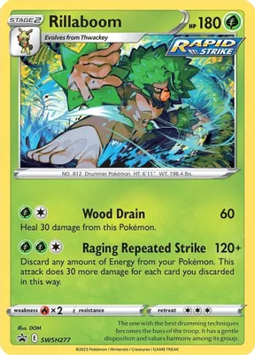 Rillaboom - SWSH277 from SWSH: Sword & Shield Promo Cards