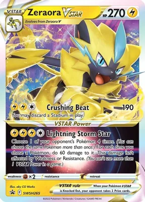 Zeraora VSTAR - SWSH265 from SWSH: Sword & Shield Promo Cards