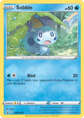 Sobble - SWSH003 from SWSH: Sword & Shield Promo Cards