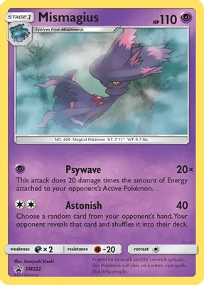 Mismagius - SM222 from SM Promos