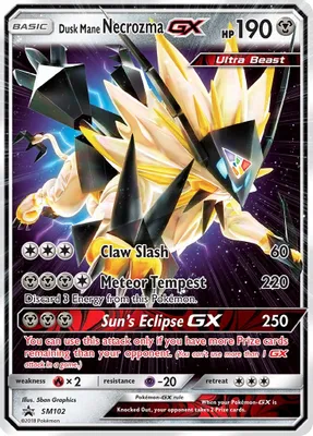 Dusk Mane Necrozma GX - SM102 from SM Promos